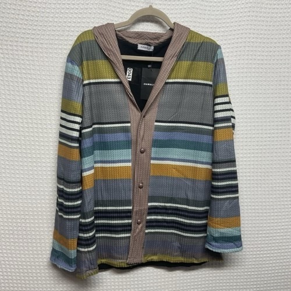 NWT Hawalili Sherpa Lined‎ Button Front Cardigan Unisex 4XL(Run Smaller) China